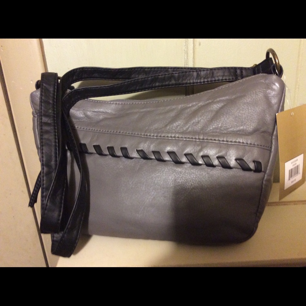 Whip stitch small shoulder bag NWT